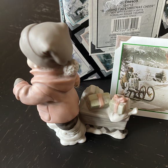 Kim Anderson Figurine 184713 Pretty As A Picture Enesco box card - Picture 3 of 3